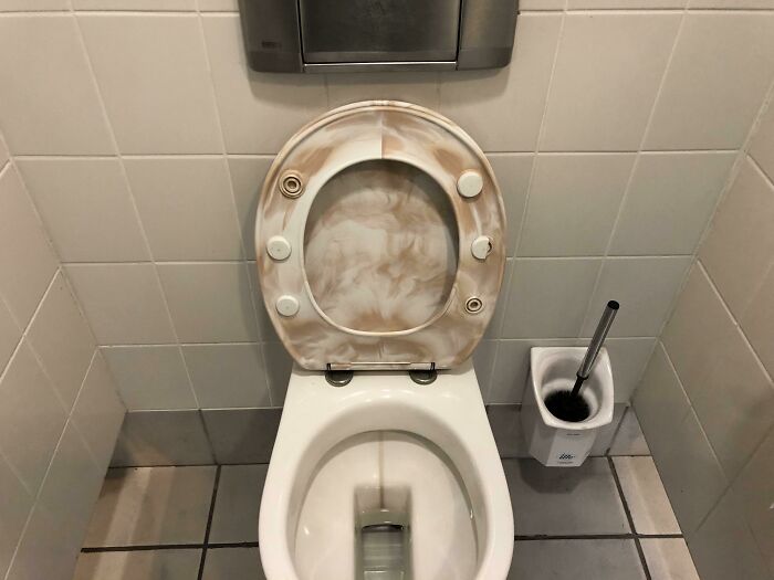 Public Restroom Toilet Seat Cover Design? Interesting Choice