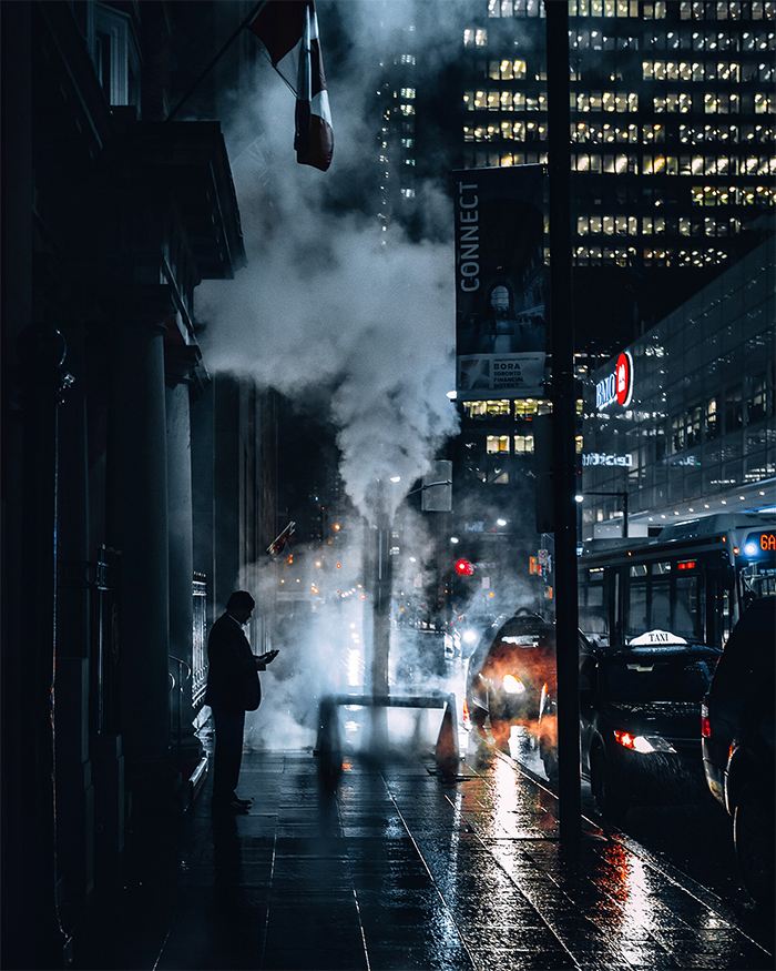 Wandering Toronto Streets At Night, Catching Those Movie-Moment Vibes