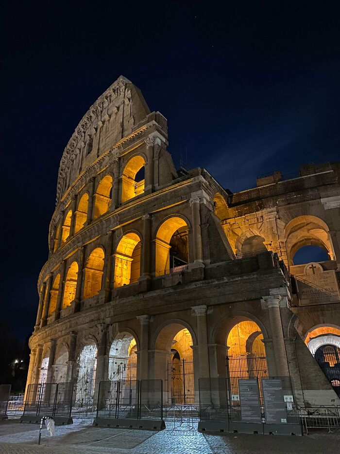 No Filter: Rome’s Colosseum Looking Epic Last Night