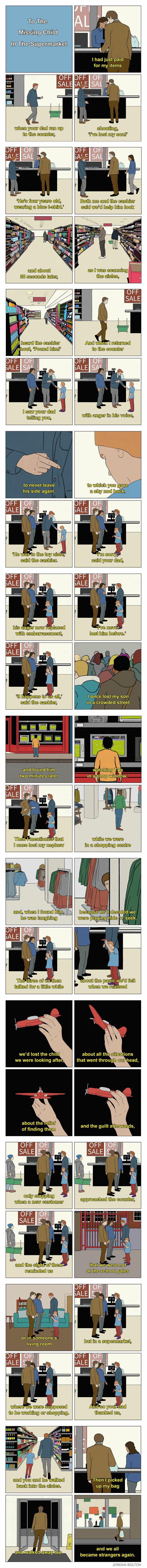 "To The Missing Child In The Supermarket"