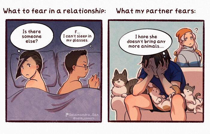 Get Ready To Laugh: Hilarious Anime-Style Comics About Cats, Chaos, And Adulting