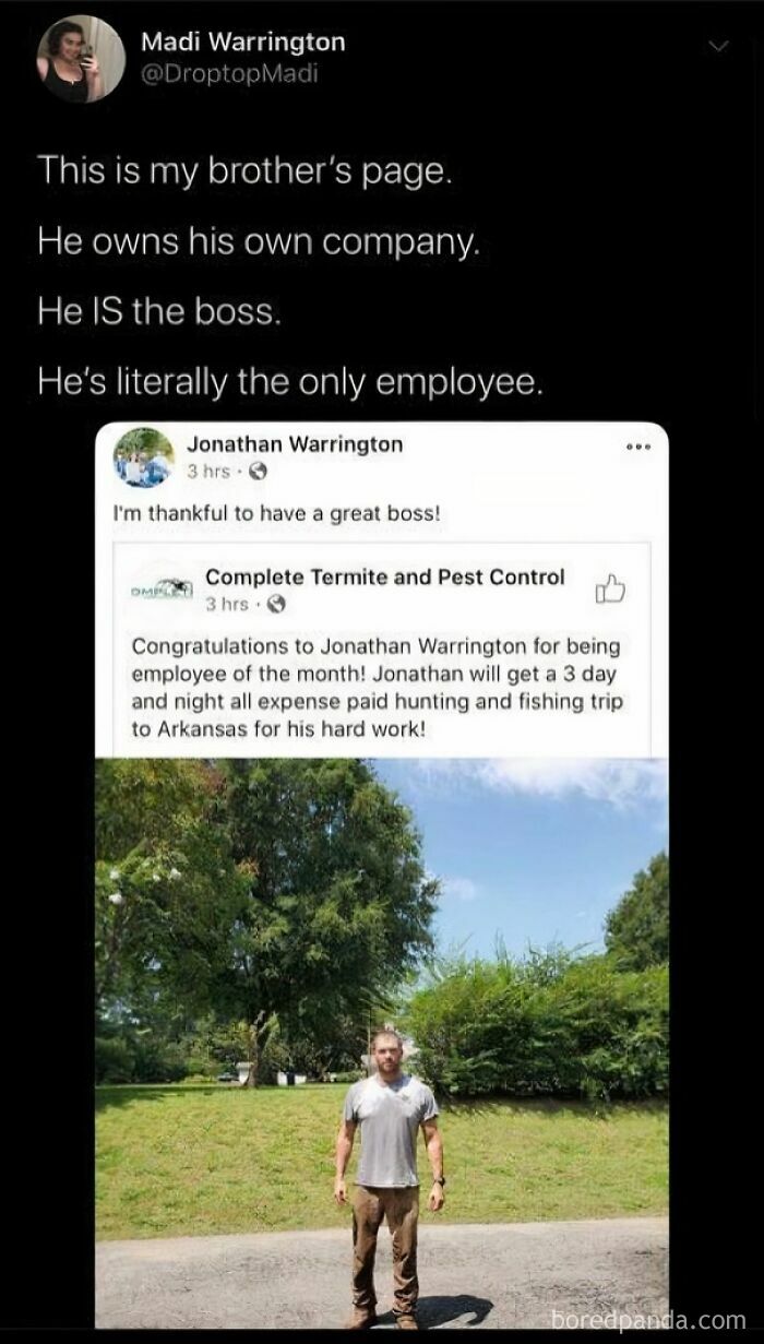 Chad Gets Props for Being Awesome at Work