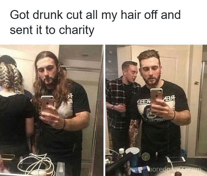 Chad Can Grow It Back and Looks Happy Doing It