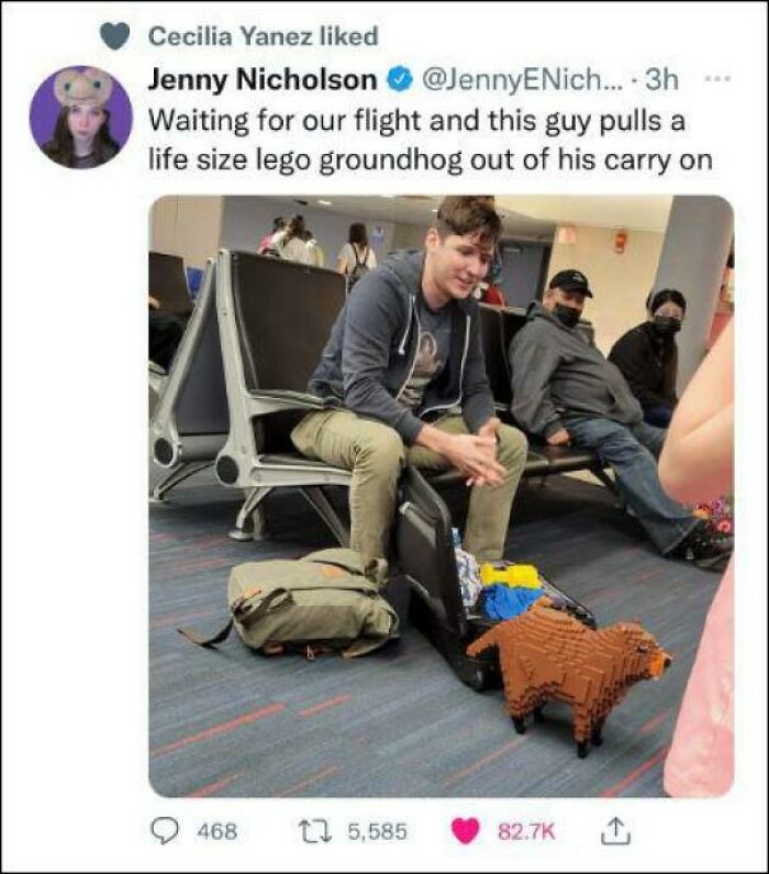 Absolute Chad Flexing Hard at the Airport