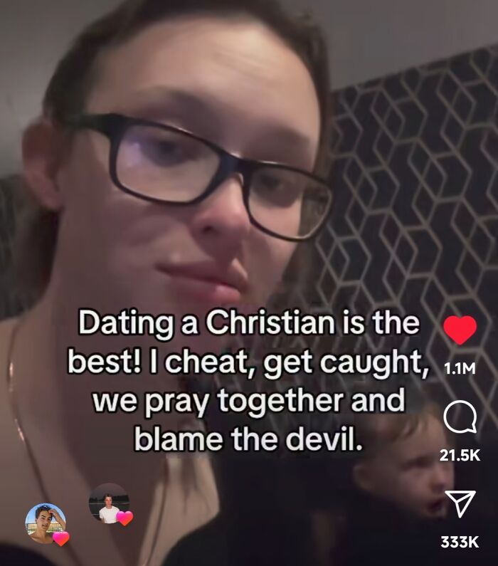 I Cheat, Get Caught, Pray, And Blame The Devil