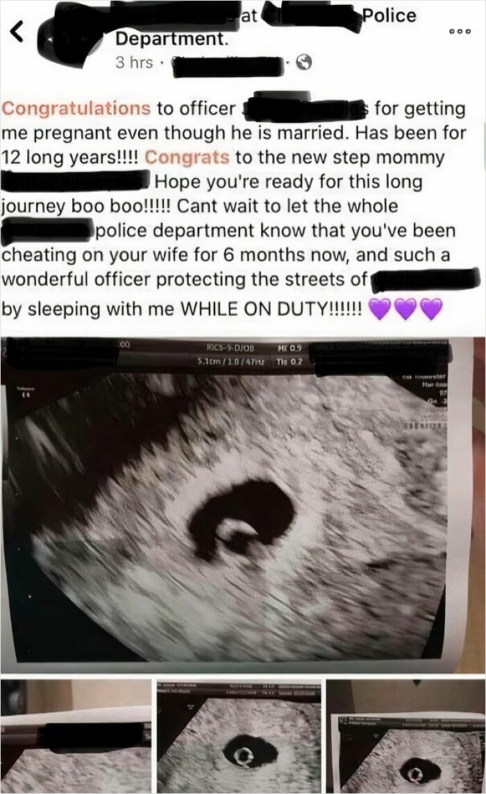 Cop Cheats On Wife, Gets Other Girl Pregnant