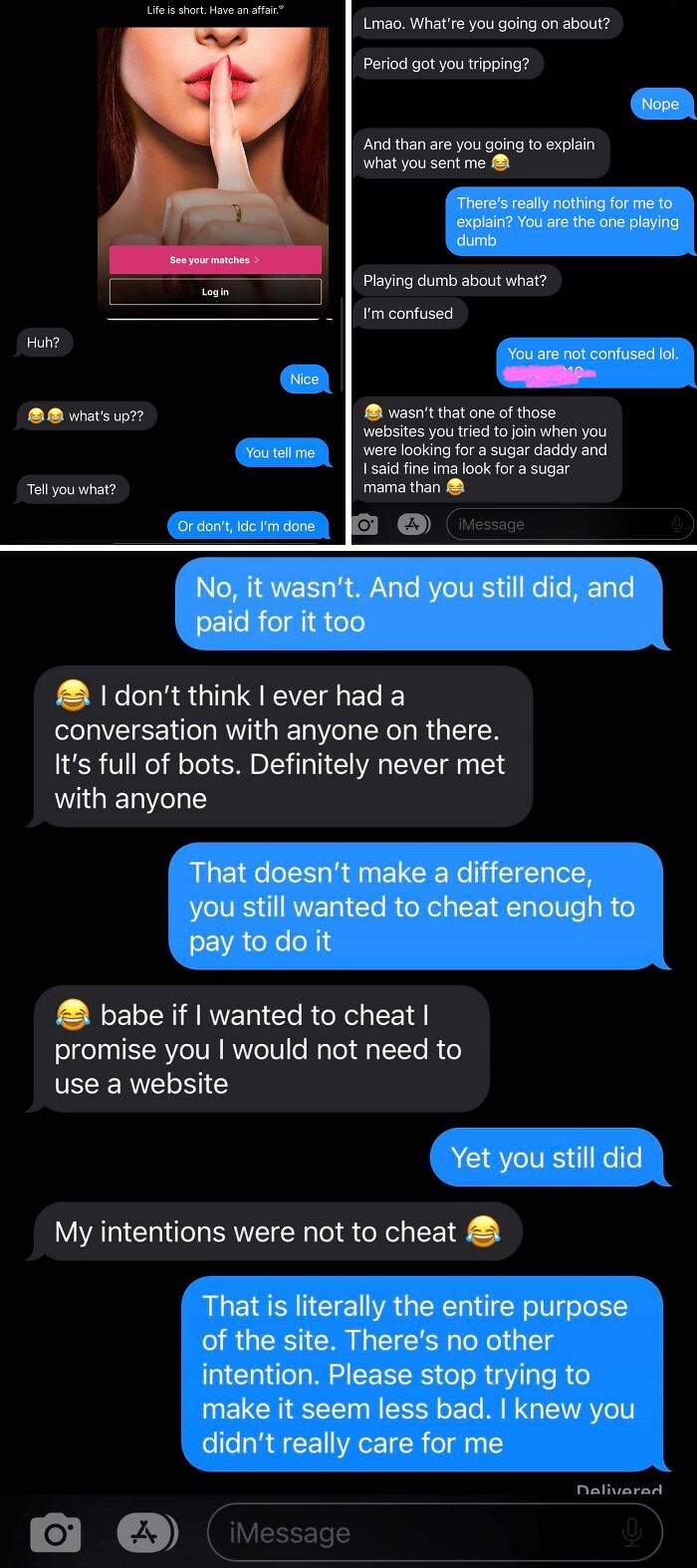 Boyfriend Was On A Cheaters’ Dating Site—6 Months Ago. His Reaction?