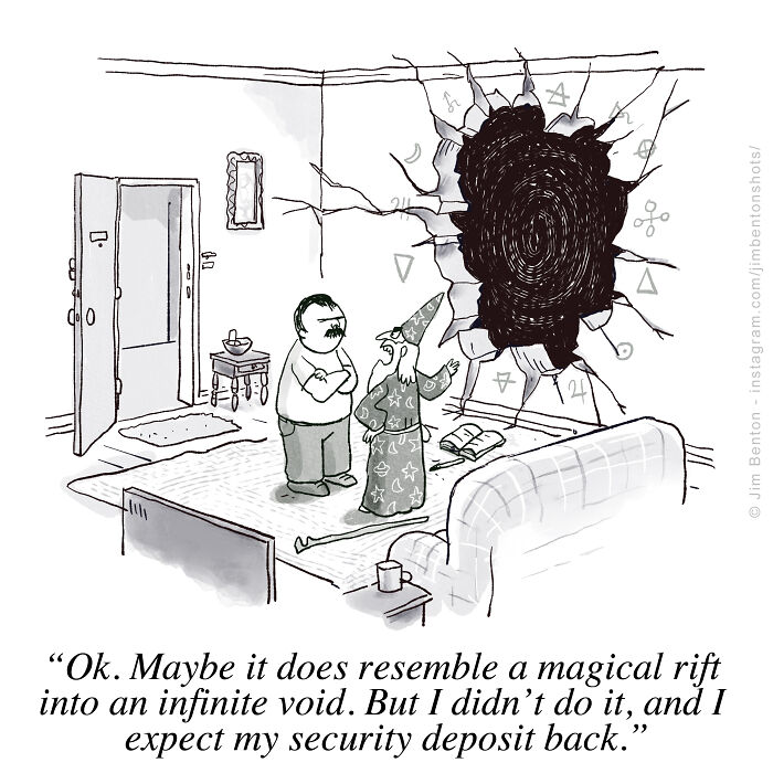 Wait, One Drawing Can Nail a Joke? Jim Benton Proves It with 40 Wild Cartoons