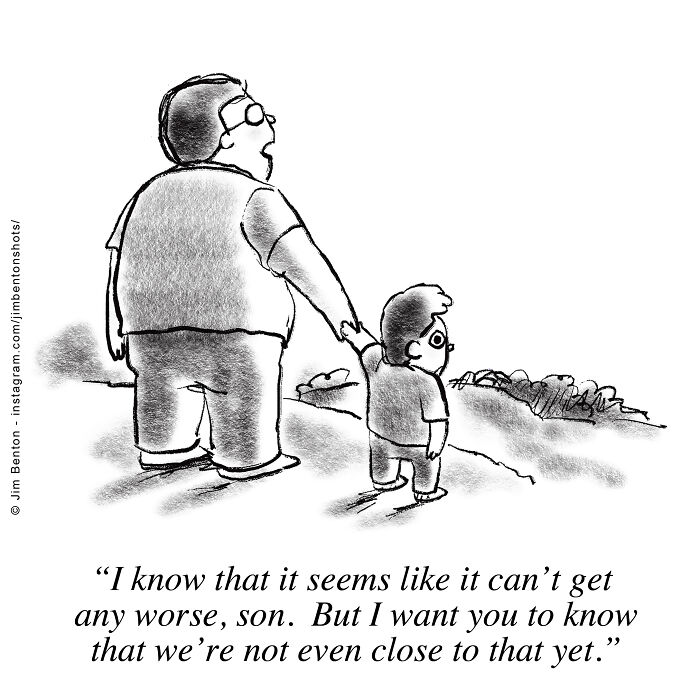 Wait, One Drawing Can Nail a Joke? Jim Benton Proves It with 40 Wild Cartoons