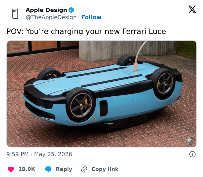 Phone Charger or Ferrari?