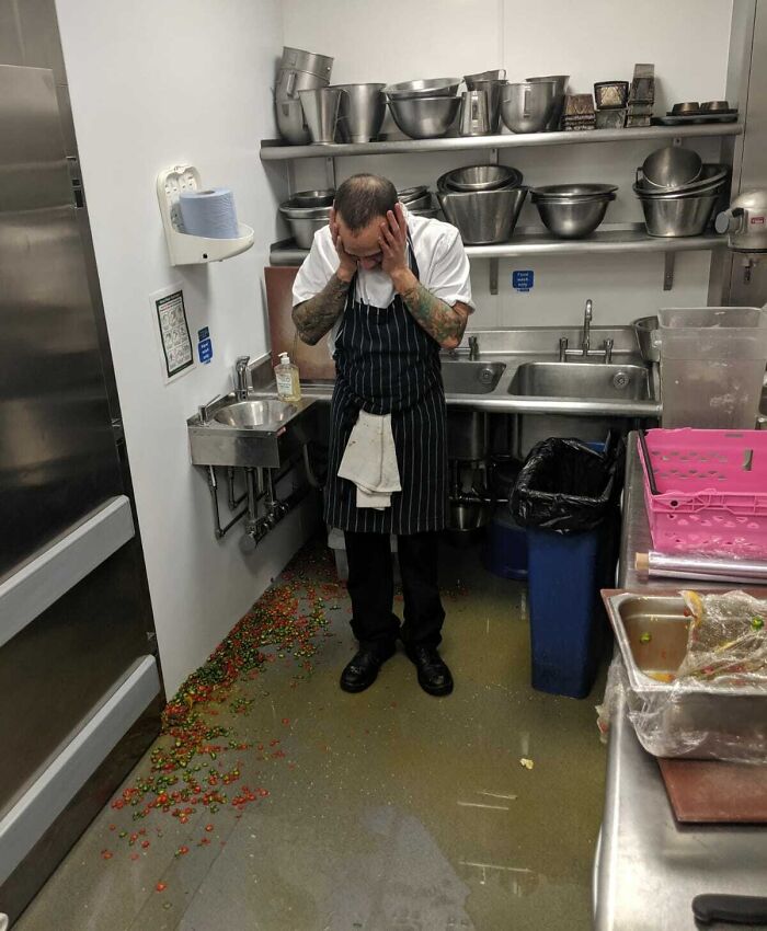 Hand-Sliced 300 Chillies? Floor Says Hi!
