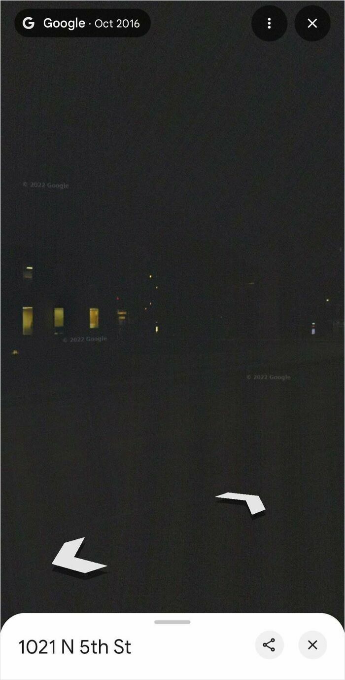 Google Street View Guy Working The Night Shift, 2016 Style