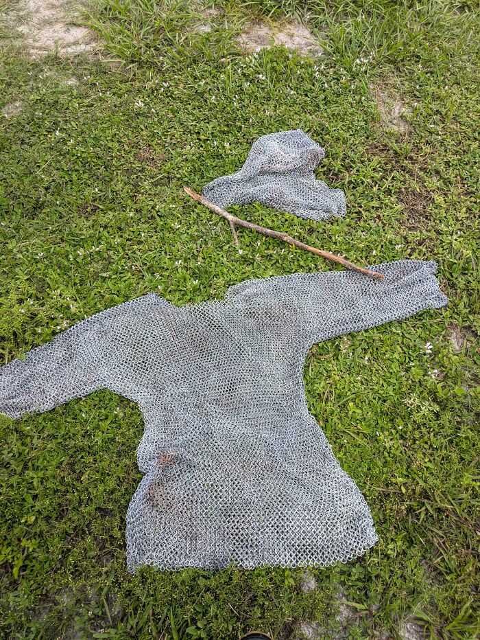 Found a Heavy Chainmail on My Lunch Break Outside Walmart. No Aluminum Here!