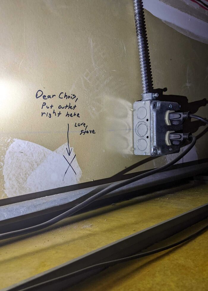 Found This Floating in the Ceiling at Work. Kudos, Chris!
