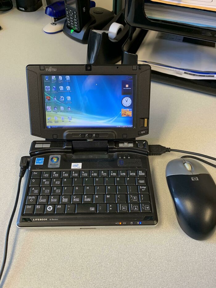 Check Out This Mini Laptop I Found at Work—So Cute!