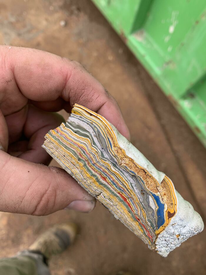 Years’ Worth of Paint Scraped Off an Old Trestle at Work—Look at That Transformation!
