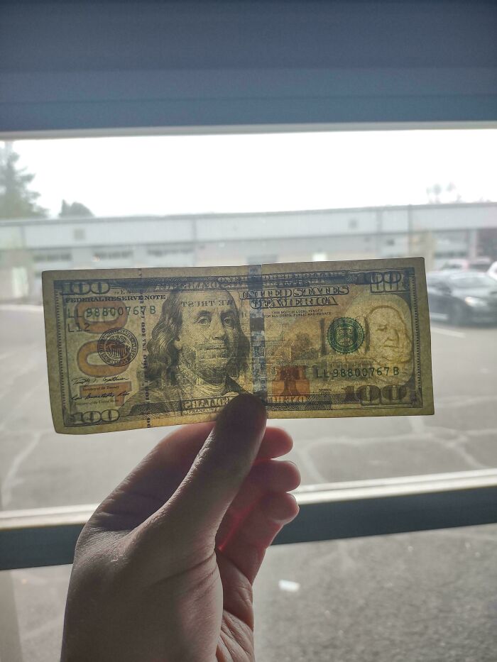 Found a 100 Dollar Bill on the Floor at Work—Wait, That’s a Fake!