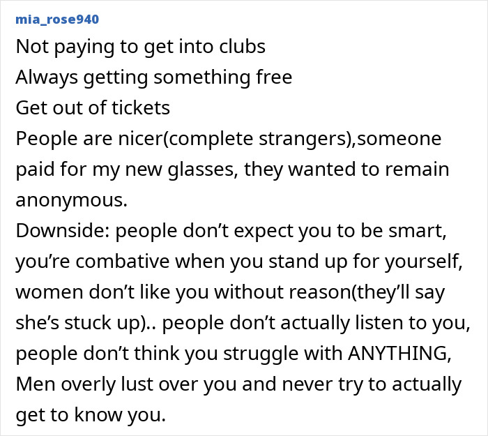 Wait, People Really Admit to Experiencing Pretty Privilege?!