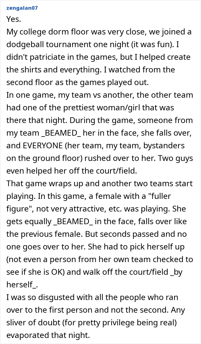 Wait, People Really Admit to Experiencing Pretty Privilege?!