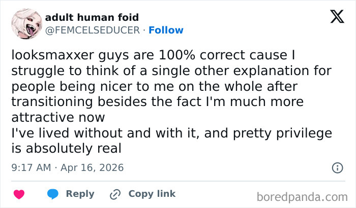 Wait, People Really Admit to Experiencing Pretty Privilege?!