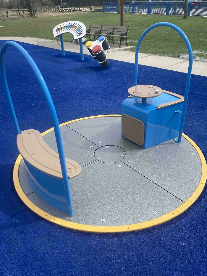 The Slow-Mo Merry-Go-Round You Can Spin (If You’re In A Wheelchair!)