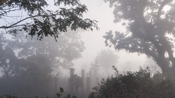 A Frame From a Video That Looks Like Ancient Temple Ruins