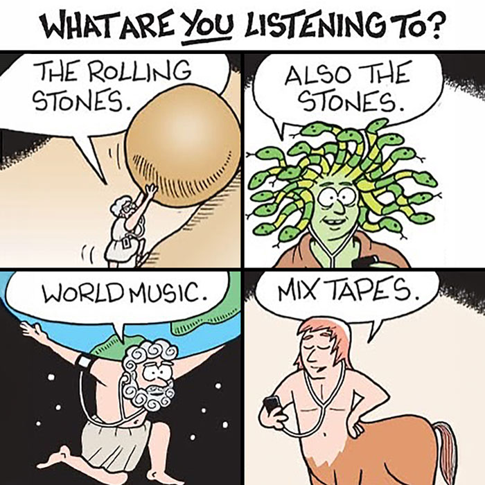 Wait, This Cartoonist Turns Music Taste Into Funny Character Comics? Heck Yes!