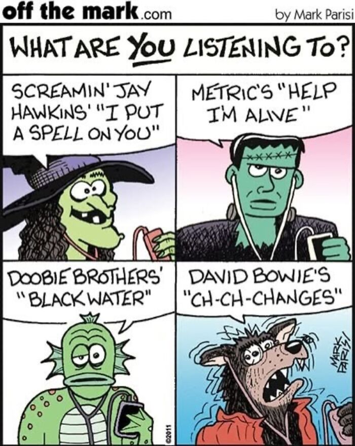 Wait, This Cartoonist Turns Music Taste Into Funny Character Comics? Heck Yes!