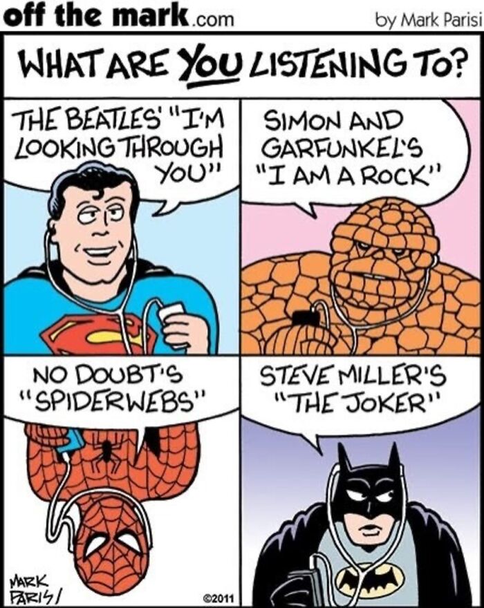 Wait, This Cartoonist Turns Music Taste Into Funny Character Comics? Heck Yes!