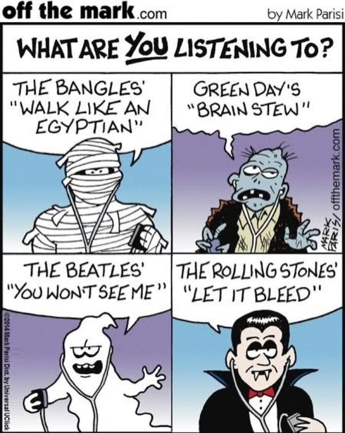 Wait, This Cartoonist Turns Music Taste Into Funny Character Comics? Heck Yes!