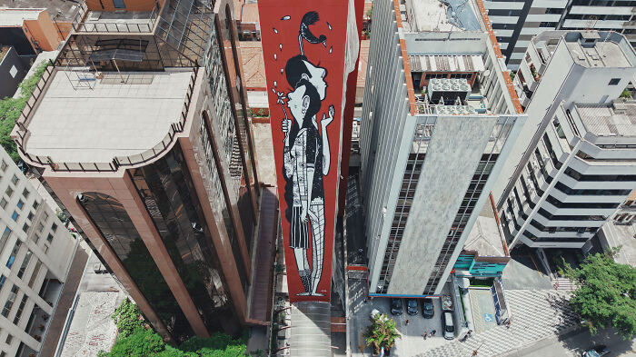 43 Black-and-White Murals by Alex Senna That Make City Walls Way More Interesting