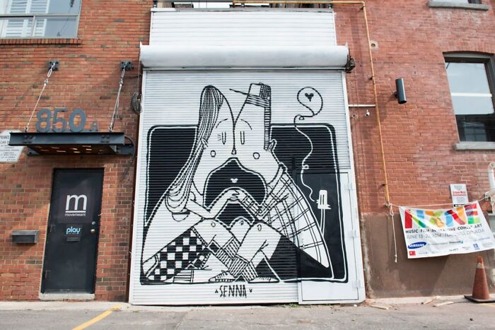 43 Black-and-White Murals by Alex Senna That Make City Walls Way More Interesting