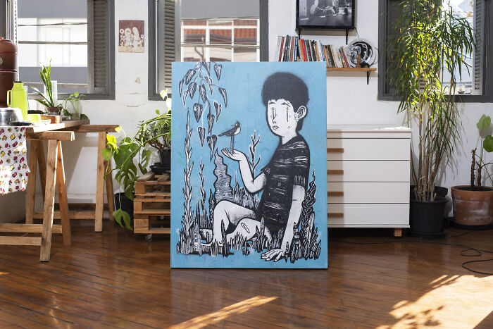 43 Black-and-White Murals by Alex Senna That Make City Walls Way More Interesting
