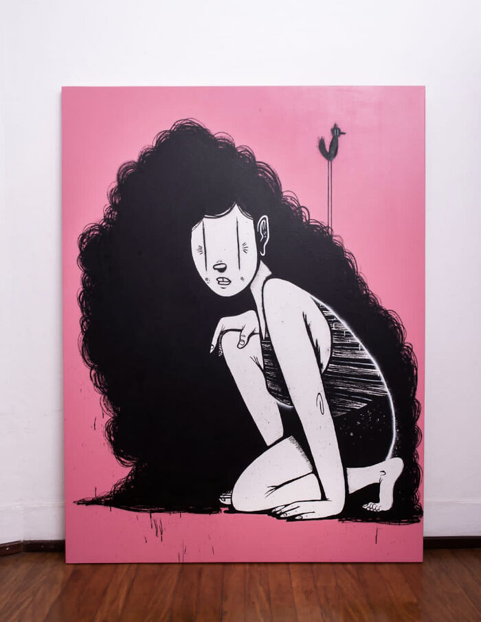 43 Black-and-White Murals by Alex Senna That Make City Walls Way More Interesting