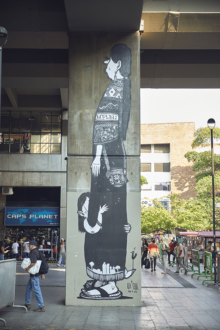 43 Black-and-White Murals by Alex Senna That Make City Walls Way More Interesting