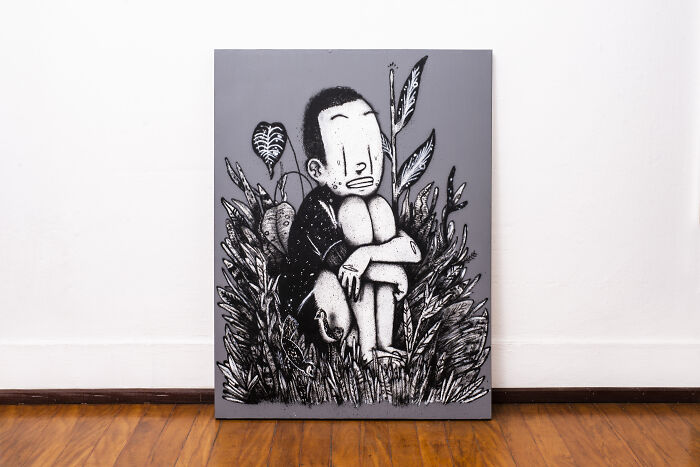 43 Black-and-White Murals by Alex Senna That Make City Walls Way More Interesting
