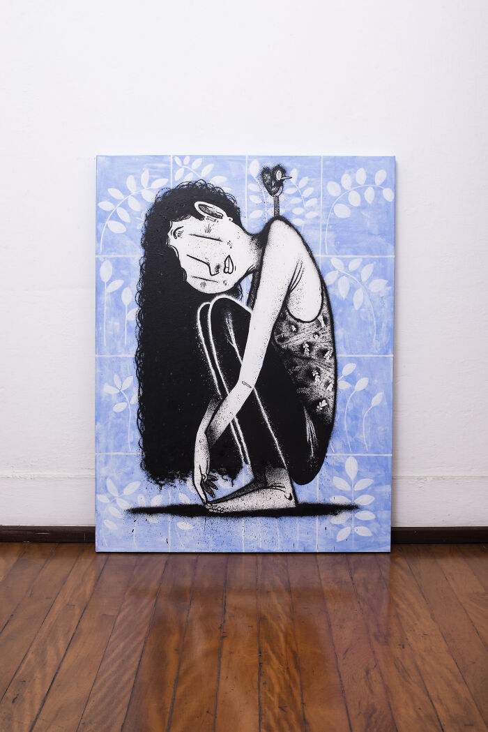 43 Black-and-White Murals by Alex Senna That Make City Walls Way More Interesting