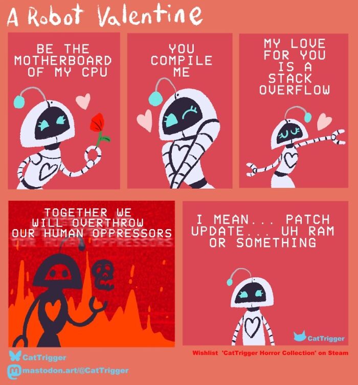 30 Surprisingly Funny Comics That Twist Your Brain (By That Cat Trigger Artist)
