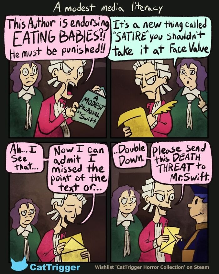 30 Surprisingly Funny Comics That Twist Your Brain (By That Cat Trigger Artist)