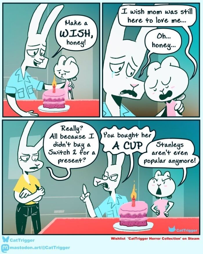 30 Surprisingly Funny Comics That Twist Your Brain (By That Cat Trigger Artist)