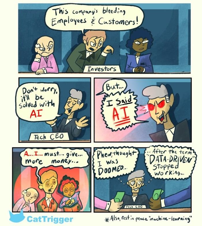 30 Surprisingly Funny Comics That Twist Your Brain (By That Cat Trigger Artist)