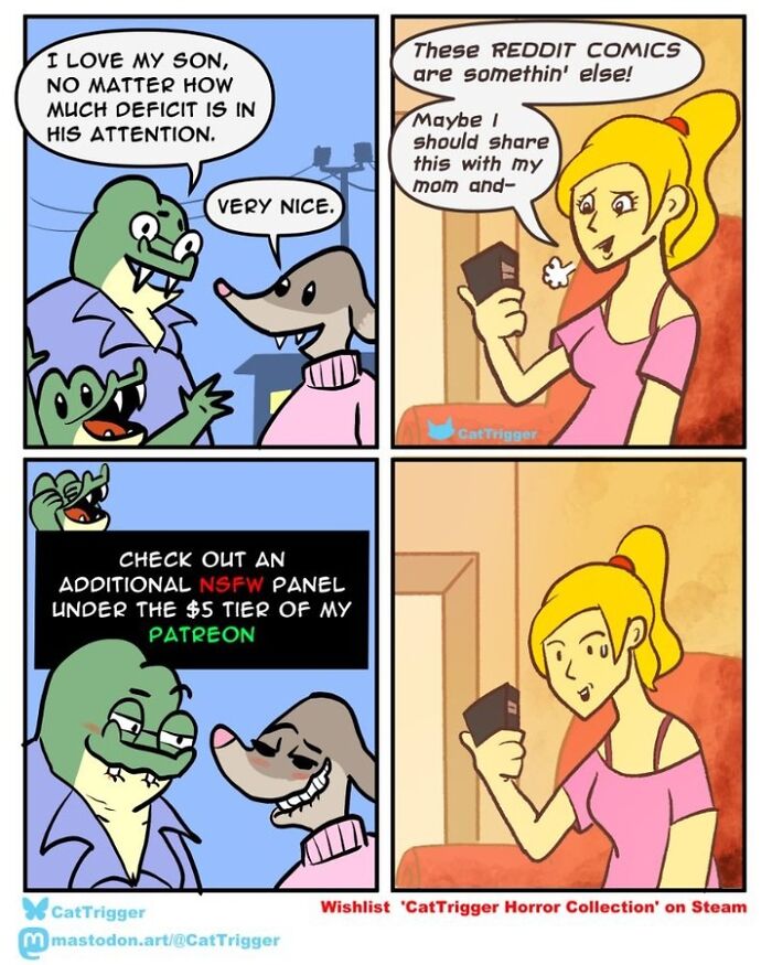 30 Surprisingly Funny Comics That Twist Your Brain (By That Cat Trigger Artist)