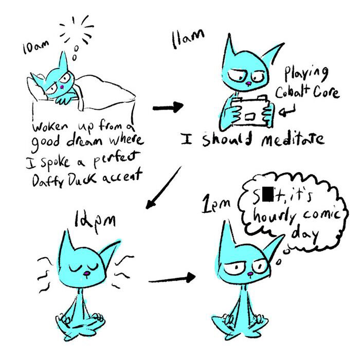30 Surprisingly Funny Comics That Twist Your Brain (By That Cat Trigger Artist)
