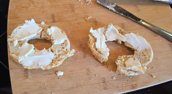 I Cried Over a Bagel This Morning. The Holes Got Bigger, But My Heart Got Smaller.