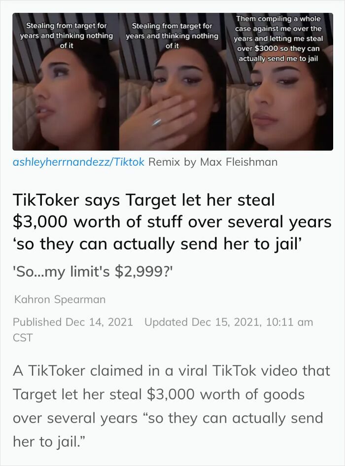 Oh So This Is Target’s Fault... Sure Thing