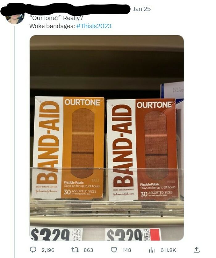 Apparently Only Her Skin Tone Matters for Band-Aids
