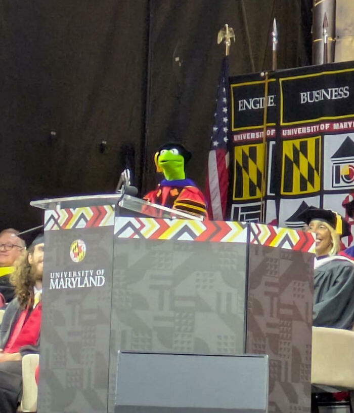Kermit the Frog Just Gave the Commencement Speech—University Secretly Awesome