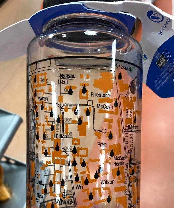 Water Bottle Maps So You Never Get Lost Hydrating on Campus