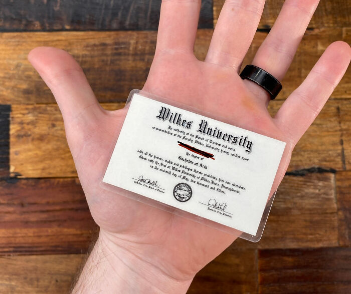 Got a Wallet-Sized Diploma? This University Thought of That.