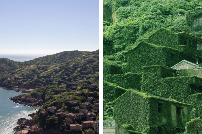 Houtouwan, China: Fishing Village Swallowed Whole By a Wall of Green